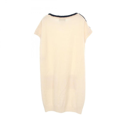 Chanel Dress CC Logo Button Wool Knit — view 2