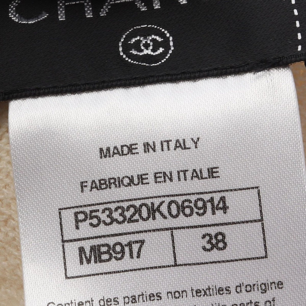Chanel Dress CC Logo Button Wool Knit — view 4