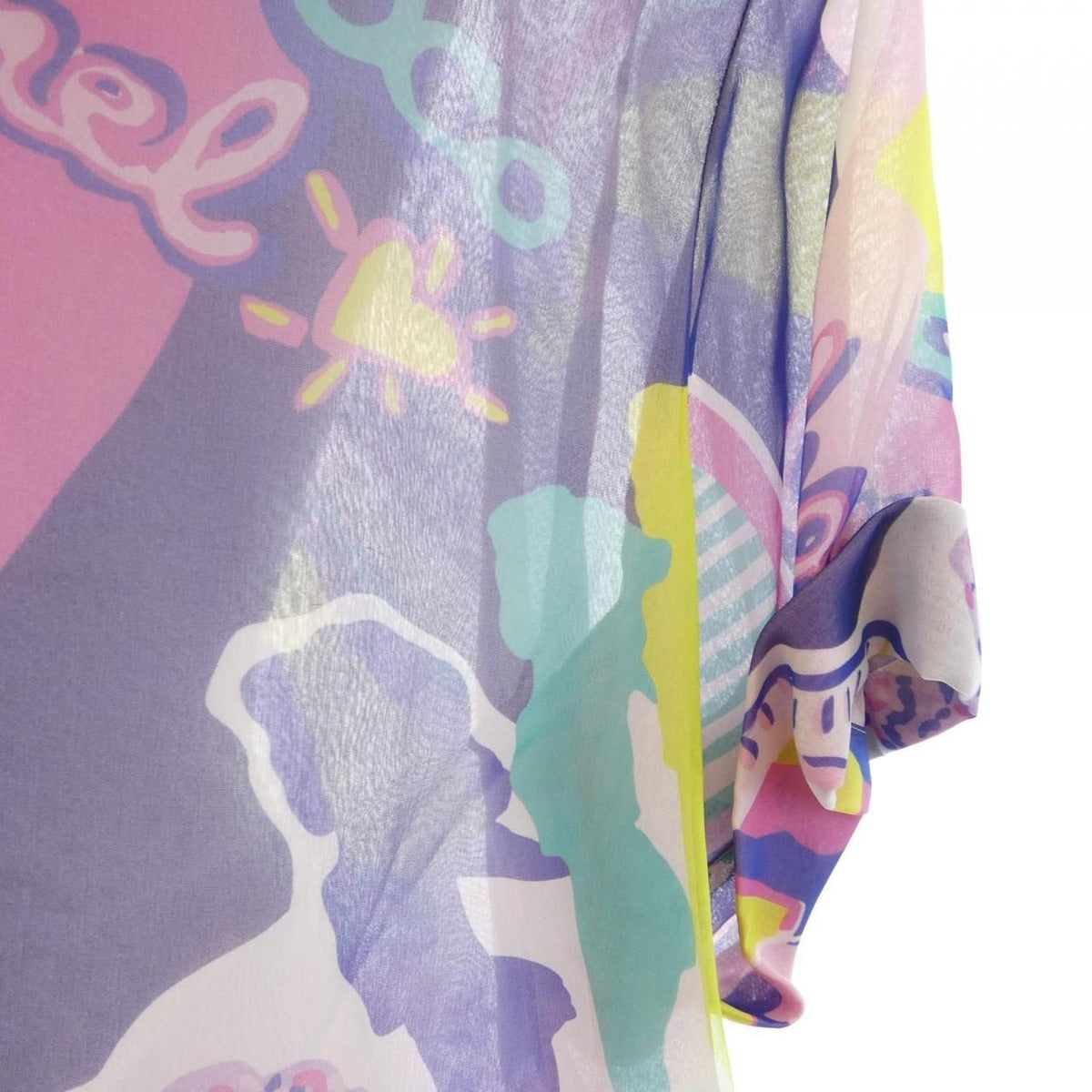 Chanel S/S Shirt Silk Pink Sheer — view 7