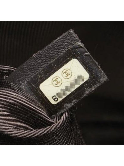 Chanel CC Wild Stitch Vintage Quilted Bowler Hand Bag Lambskin
