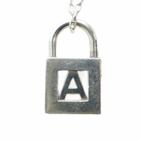 Tiffany & Co Cadenna Necklace Initial A Accessory Pendant Silver 925