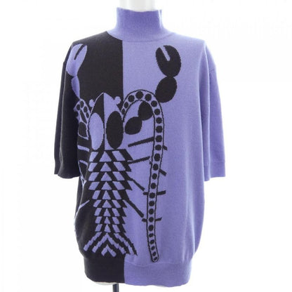 Hermes Floral Purple Knit