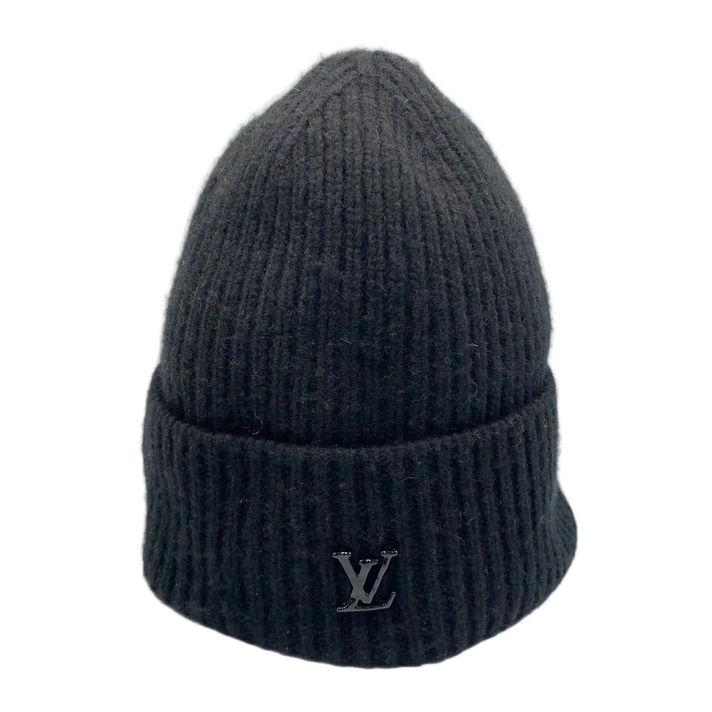 Louis Vuitton LV Ahead Cashmere Black Beanie Hat