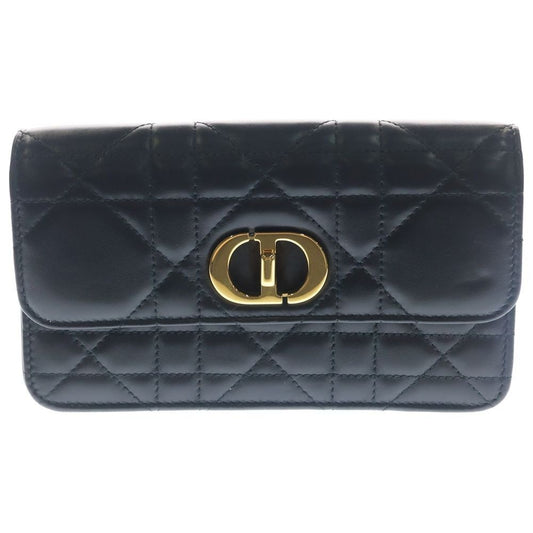 Dior Miss Caro Cannage Chain Shoulder Bag Black
