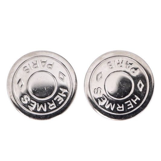 Hermes Serie Earrings Silver Accessories