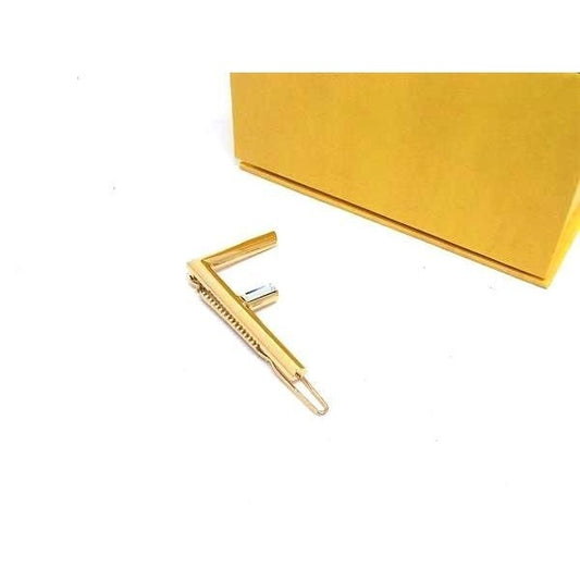 Fendi Bijoux Hair Clip Accessory Gold Fn1854
