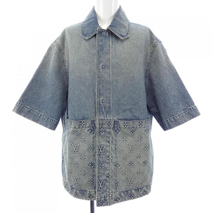 Louis Vuitton Short Sleeve Denim Workwear Shirt Jacket