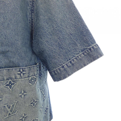 Louis Vuitton Short Sleeve Denim Workwear Shirt Jacket — view 6