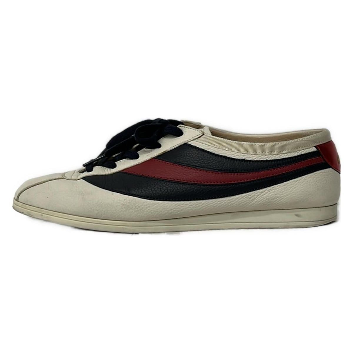 Gucci Sneakers 8.5 White Black Red Leather X