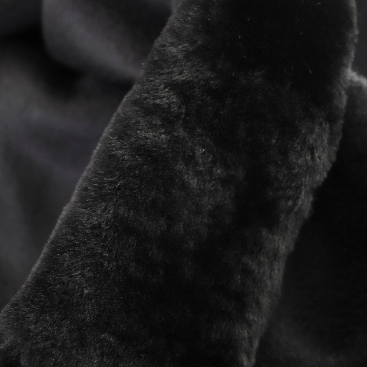 Prada Cashmere with Sheep Fur Logo Button Short Sleeve Coat — view 6