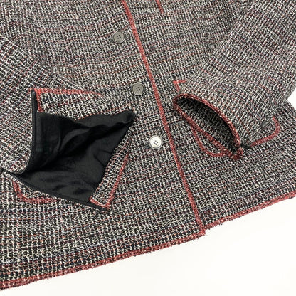 Chanel C Tweed Set Tailored Jacket Bottom Pants 40 Multicolor — view 11