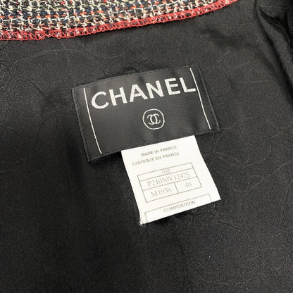 Chanel C Tweed Set Tailored Jacket Bottom Pants 40 Multicolor — view 14