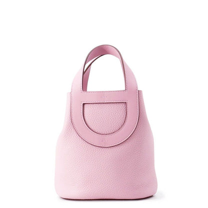 Hermes Tote in the Loop 18 Move Silvestre Silver Mauve