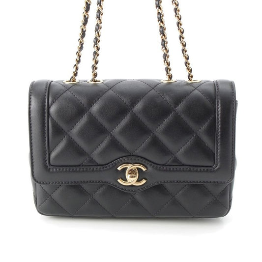 Chanel Quilted Lambskin Mini Flap Chain Shoulder Bag Random Number As5048