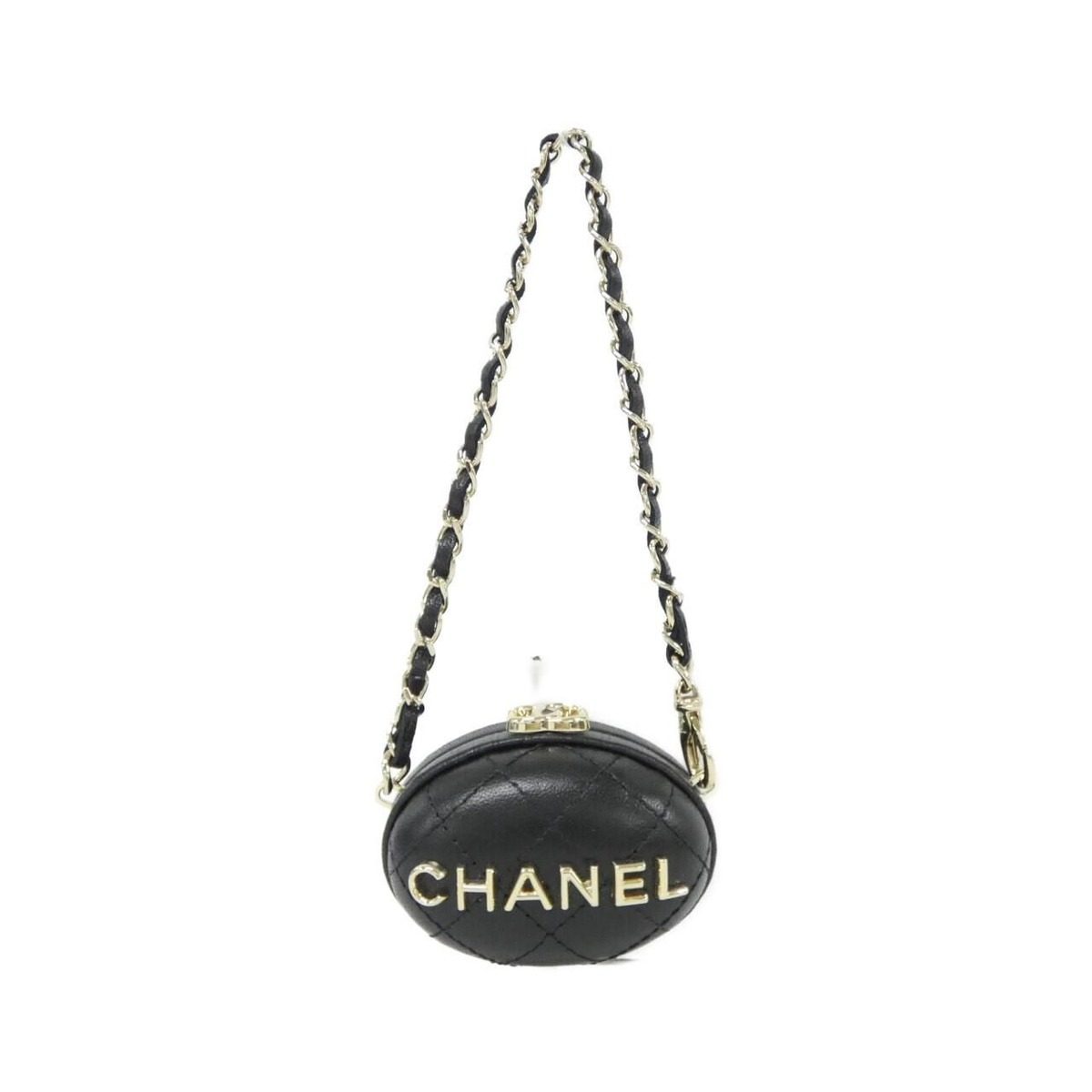 Chanel Bag Charm Handbag Gold