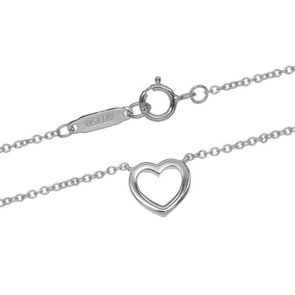 Tiffany & Co Metro Heart Gold Diamond Necklace — view 6