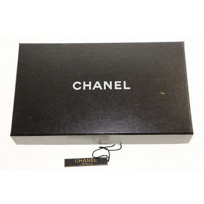 Chanel Vintage Pearl Leather Chain Long Necklace Black Aa X — view 4