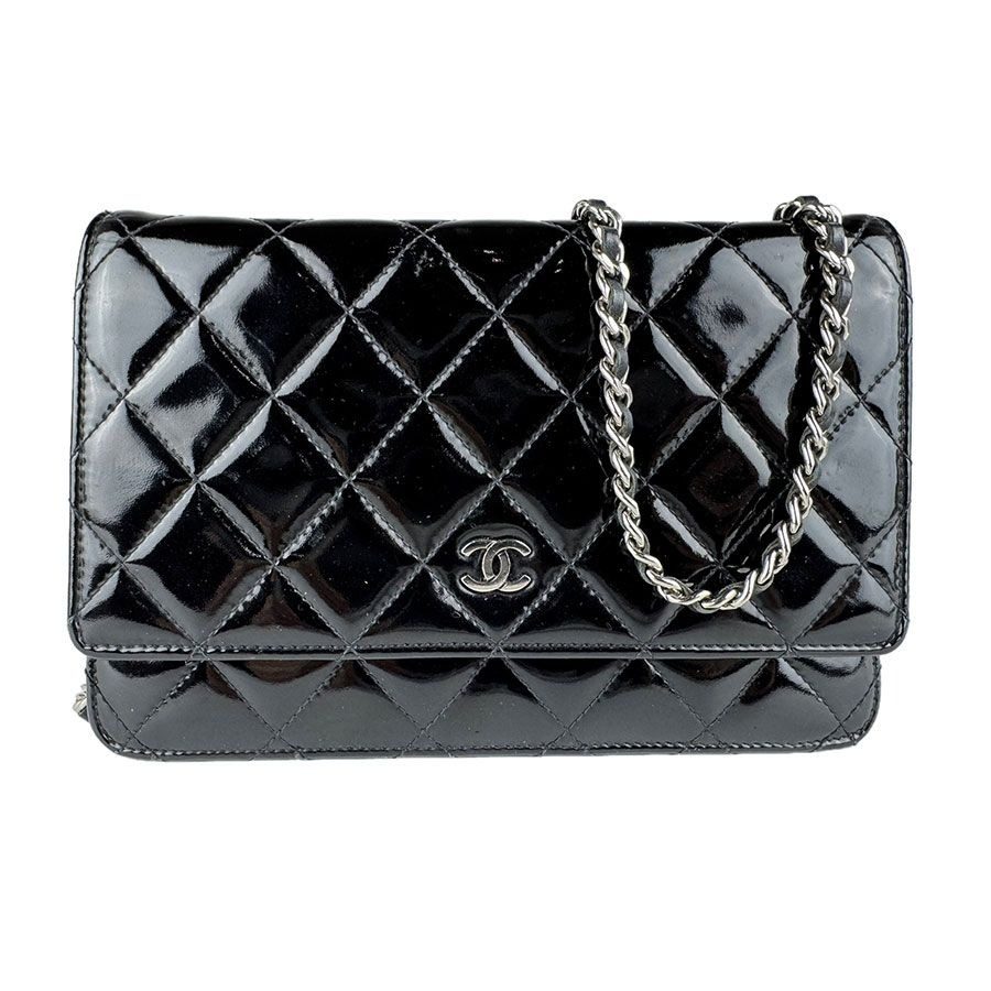 Chanel Chain Wallet Silver