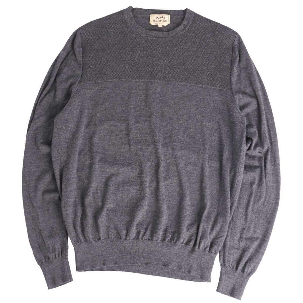 Hermes Knit Sweater Long Sleeve Wool
