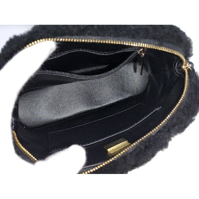 Chanel 2-Way Bag Coco Mouton Black — view 8