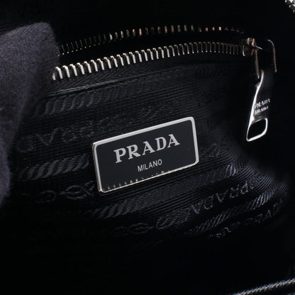 Prada Backpack Tessuto Impuntu Black Nylon Leather Quilted — view 4