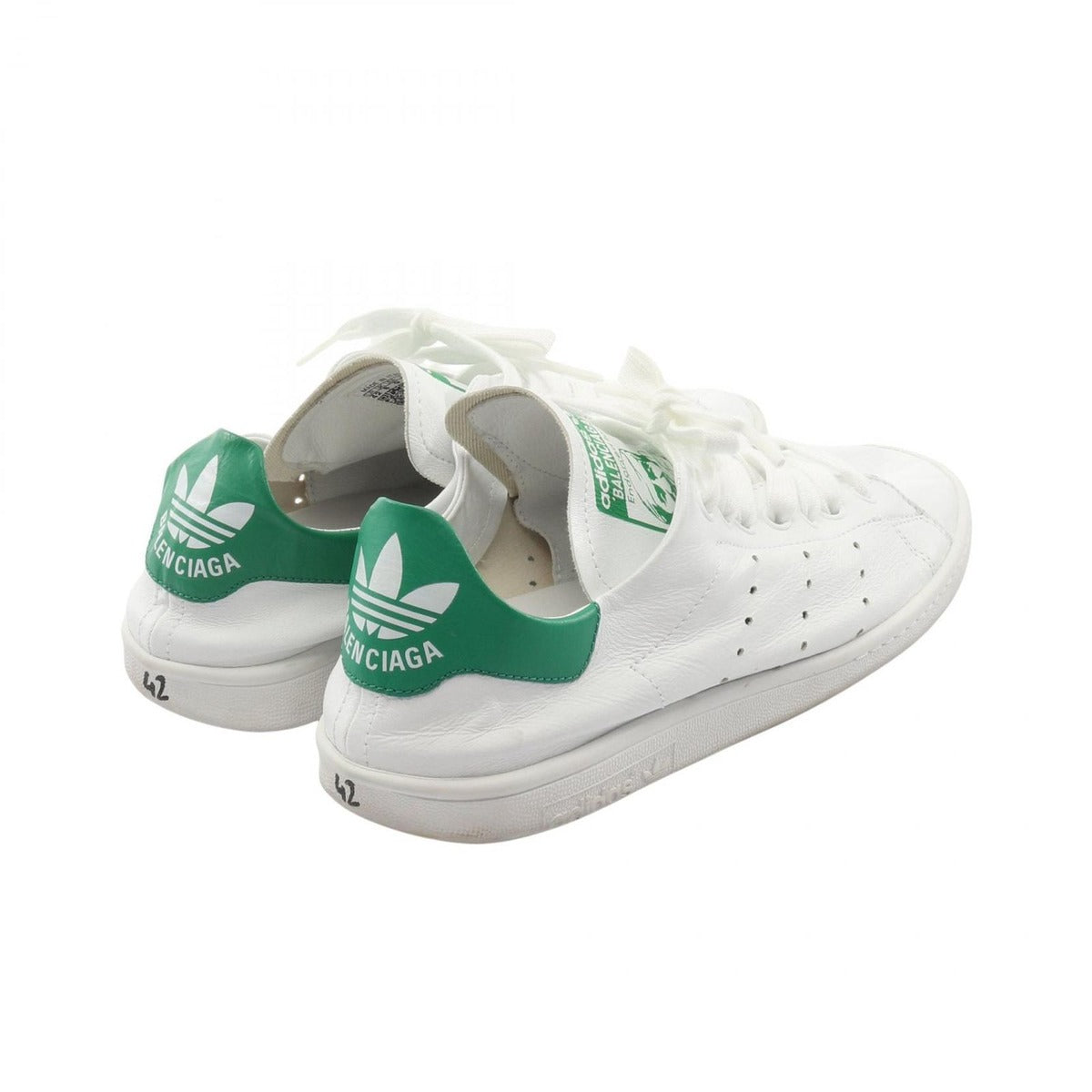 Balenciaga Sneakers Adidas Stan Smith White Green — view 2