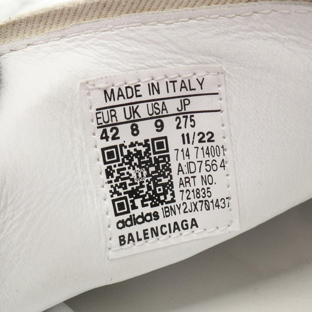 Balenciaga Sneakers Adidas Stan Smith White Green — view 6