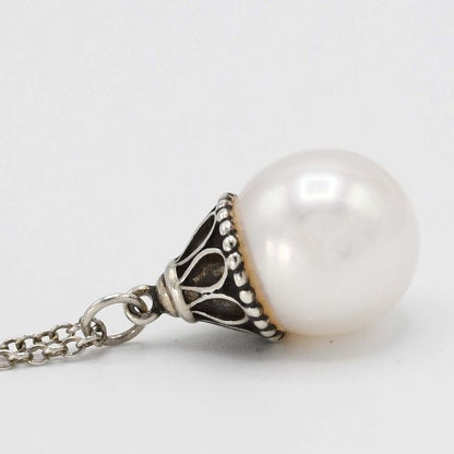 Tiffany & Co Necklace Ziegfeld Pearl Silver 925 2.8