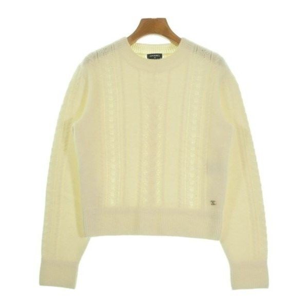 Chanel Knit Sweater White