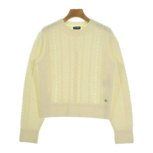 Chanel Knit Sweater White