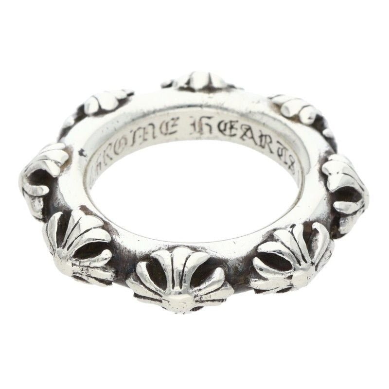 Chrome Hearts Cross Band Silver Ring