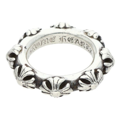 Chrome Hearts Cross Band Silver Ring
