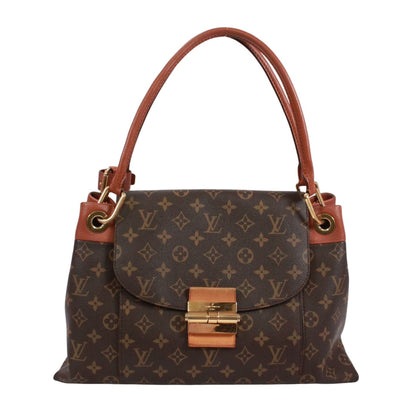 Louis Vuitton Olympe Monogram Leather Brown Handbag Gold