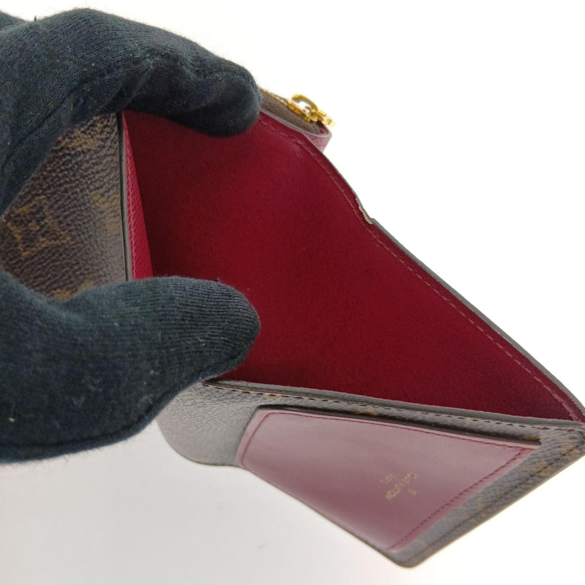 Louis Vuitton Portefeuille Monogram Brown Pink — view 6