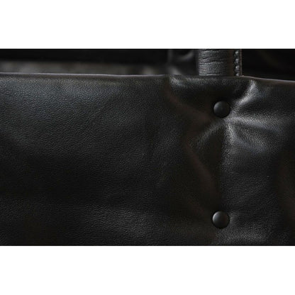 Prada Tote Logo Leather Black Pink — view 5
