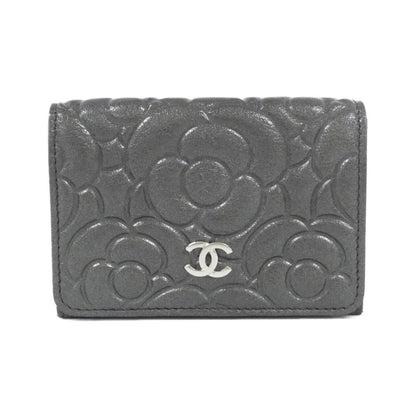 Chanel Wallet Satin Silver