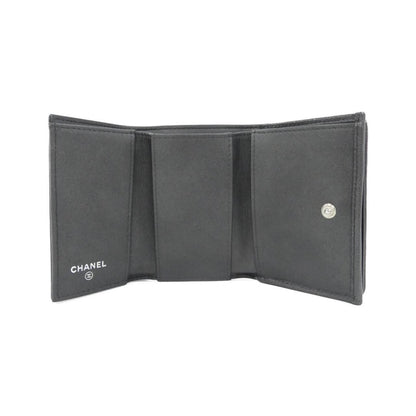 Chanel Wallet Satin Silver — view 4