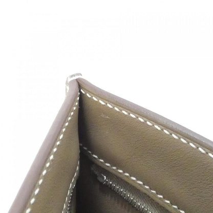 Hermes Chien Plus Wallet Etoupe Silver — view 8