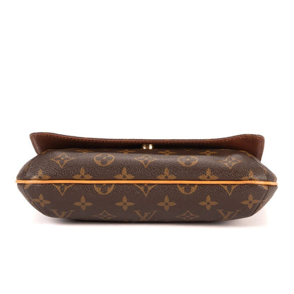 Louis Vuitton Musette Tango Brown Monogram Canvas Shoulder Bag — view 6