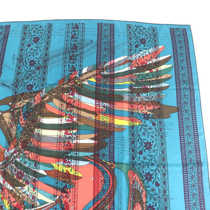 Hermes Carre 140 le Pegase D Pegasus Silk Geant Scarf Multi — view 4