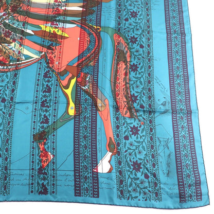 Hermes Carre 140 le Pegase D Pegasus Silk Geant Scarf Multi — view 5