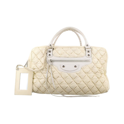 Balenciaga the Matelasse Beige Handbag