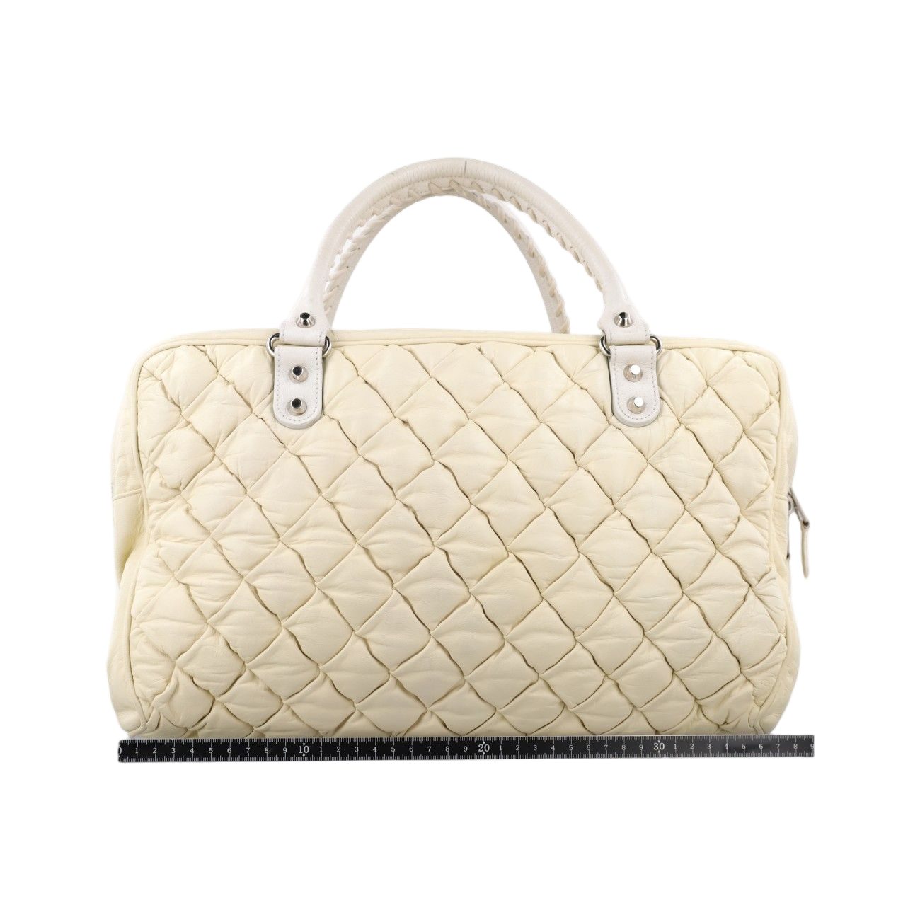 Balenciaga the Matelasse Beige Handbag — view 2