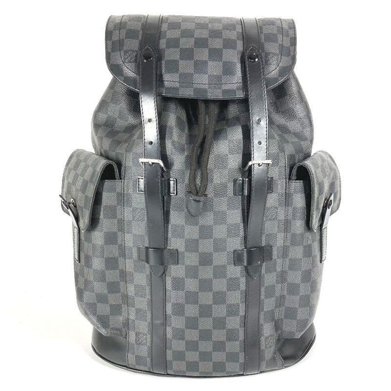Louis Vuitton Backpack Christopher MM Damier Graphite