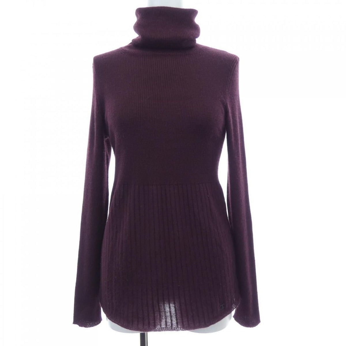 Chanel Vintage Knit Top Purple