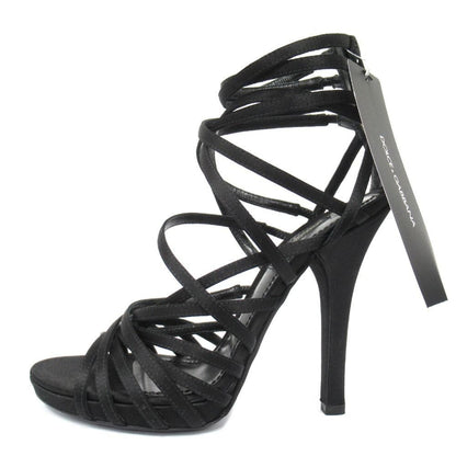 Dolce & Gabbana Gladiator Sandals Shoes High Heels 36.5 Black