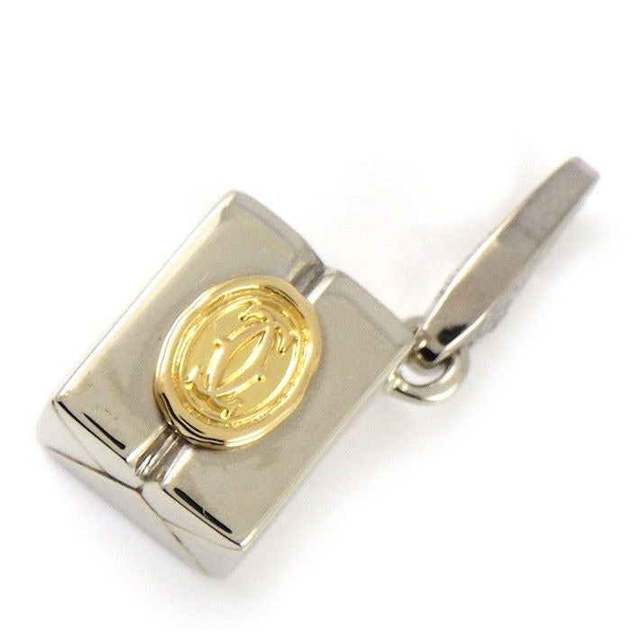 Cartier Charm Pendant Top Gift Box 18K Yellow Gold White