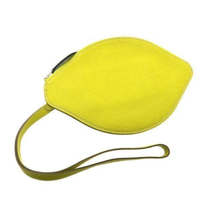 Hermes Pochette Citron Clutch