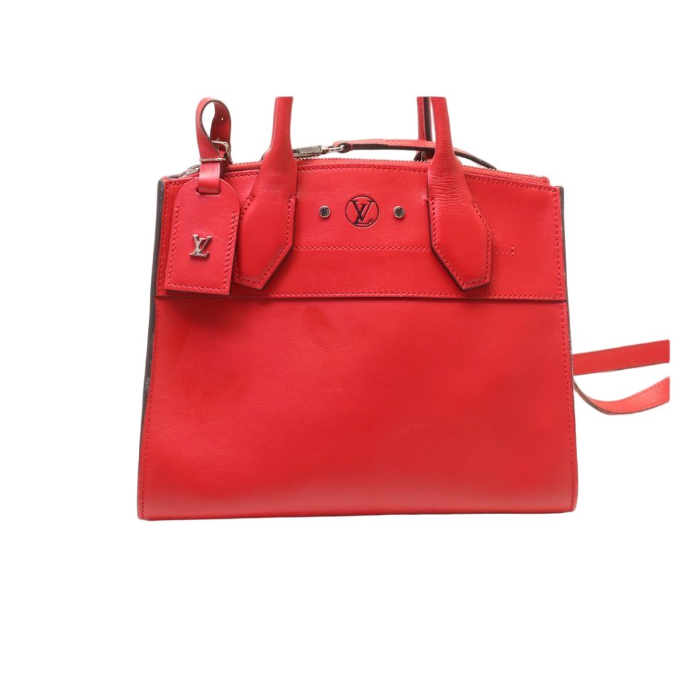Louis Vuitton City Steamer PM Leather 2-Way Handbag