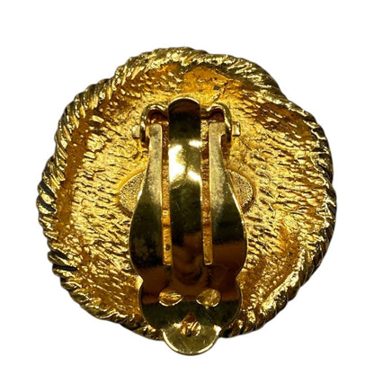 Chanel Pearl Earrings Vintage Gold — view 3